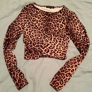 Long Sleeve Crop Top